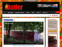 Tablet Screenshot of butlerproductions.net